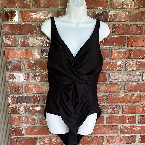 SHEIN Other - Shein Elegant Black one piece Swimsuit size 1XL